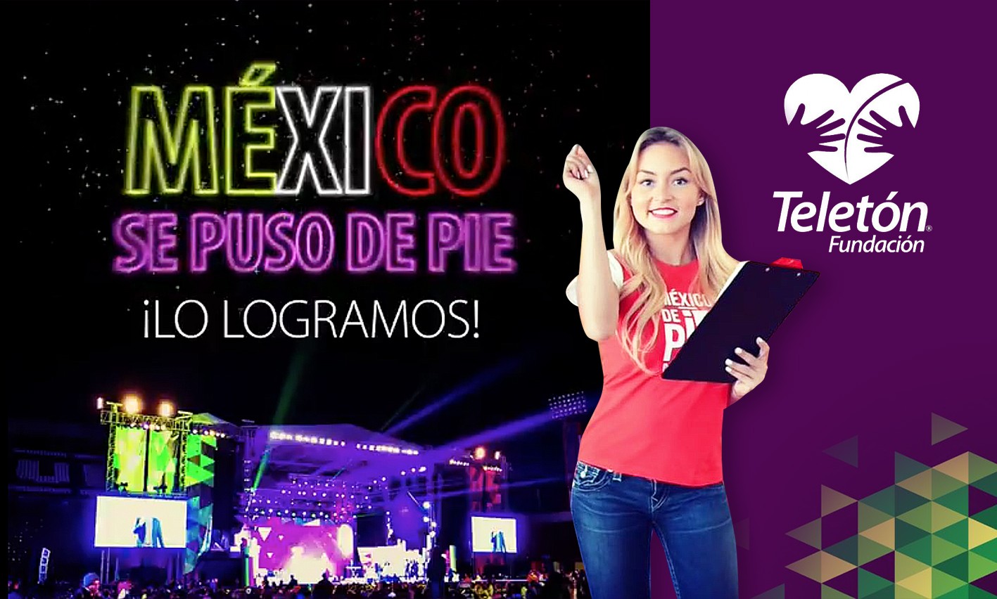 Angelique Boyer ayuda a poner a México de Pie con el Teletón